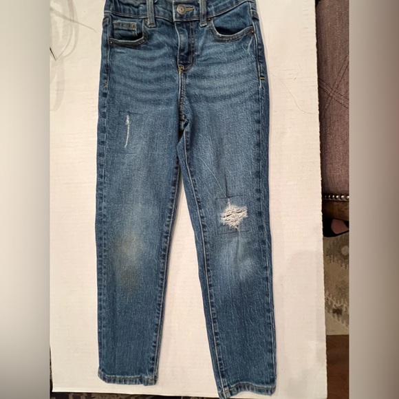 CAT & JACK GIRLS DISTRESSED JEANS - Picture 1 of 6